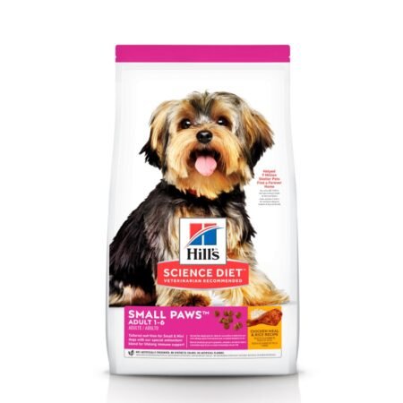 Hill’s Science Diet Canine Adult Small Paws Chicken Meal & Rice Recipe Dry Dog Food